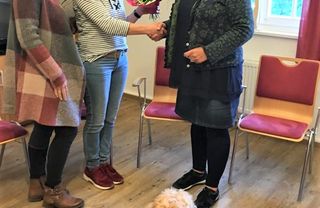 Ina Kasten-Kisling gemeinsam mit Almut Neubacher und Corinna Reinert