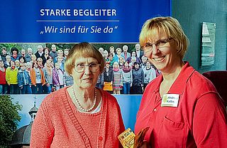 Brunhilde Ahrens spendet ihr Weihnachtsgeschenk